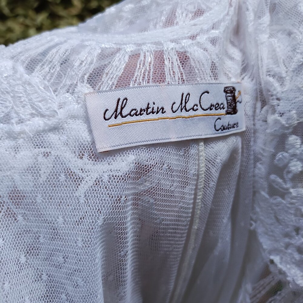 Martin McCrea Couture The Elizabeth Gown White Wedding Dress XL - Picture 10 of 11